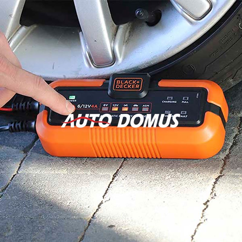 Black + Decker Battery Charger 6/12V 120aH 4A