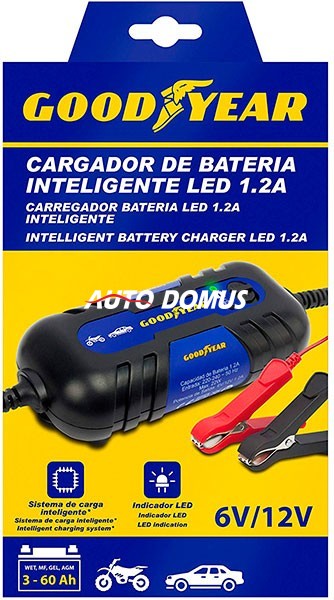 Goodyear GOD0017 1.2A LED Battery Charger 